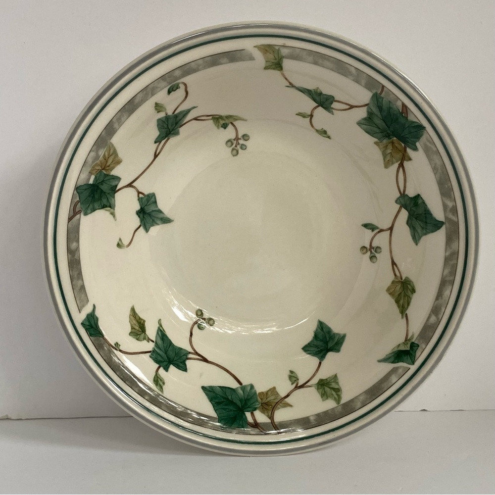 Keltcraft Ireland Noritake Ivy Lane bowl ceramic Green Irish 7” cereal soup f